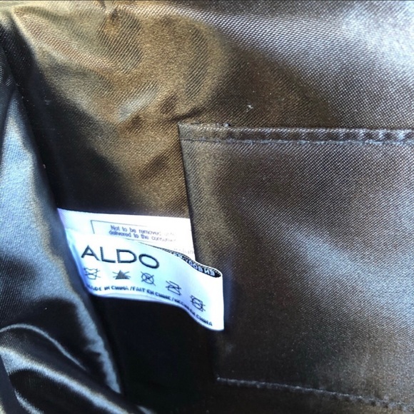 Aldo Black Glitter Clutch Bag - Picture 5 of 10